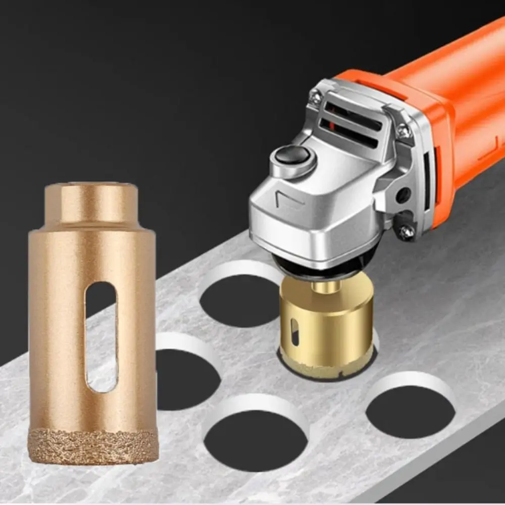 

Конструкция с резьбой. Вакуумно паяные коронки. Самоблокирующиеся быстроразъемные коронки для сухого сверления. Нажимная пластина с фланцевой гайкой.