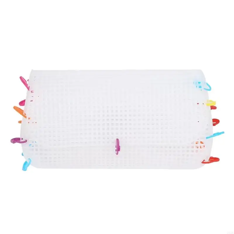 Hojas lona malla plástico G92C Accesorios bolsas bricolaje fácil