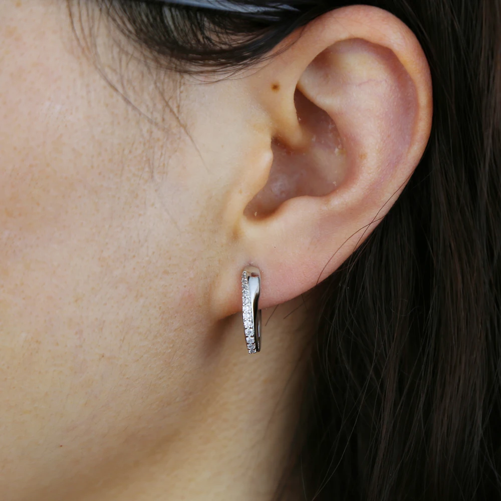 Simple Minimal Delicate Multi Piercing Girl Women Jewelry Geometric Round Shaped Mini Small Hoop Earring