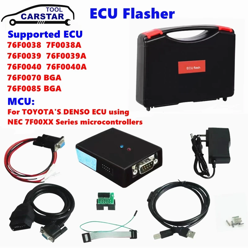 

Best Car ECU Flasher for Toyota/Lexus BD Write & Some Read 20/26 Pin Connector for Nec 7f00xx Series MCU