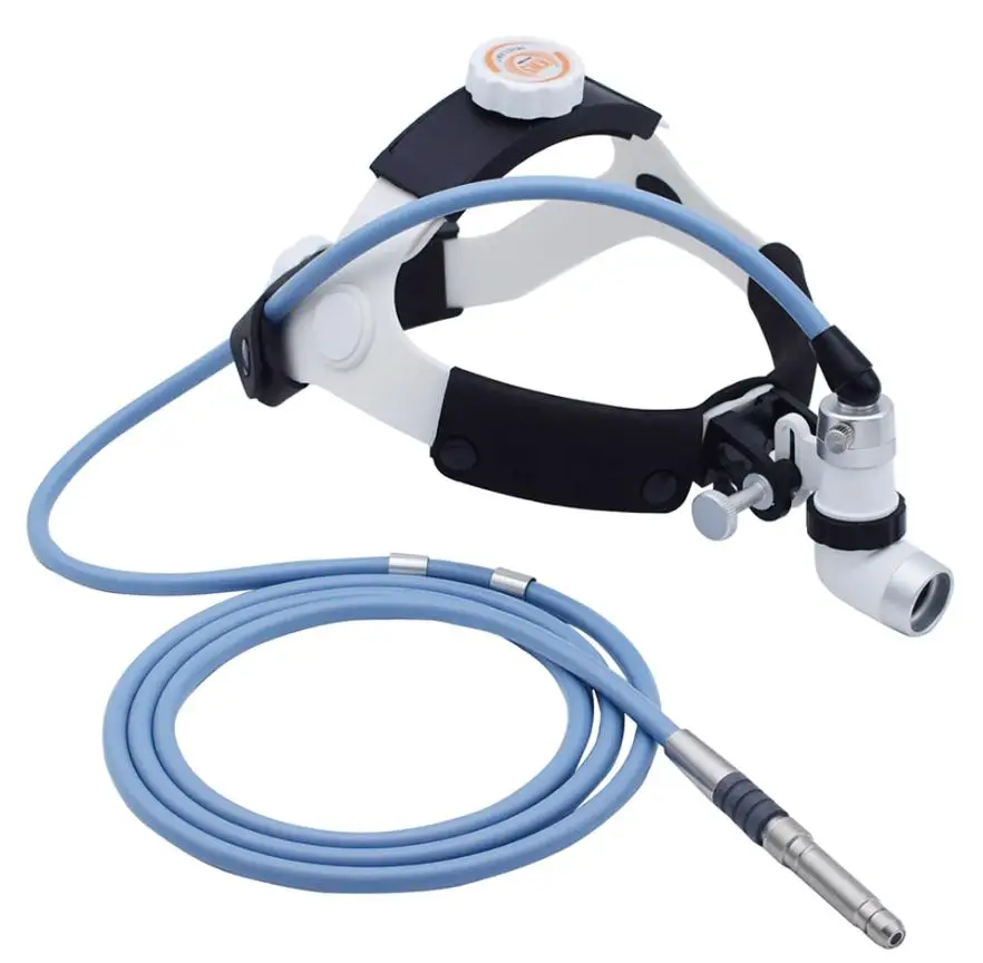 Cold Head Light Source 4mm 2meter Wolf Storz Optic Fiber Surgical Dental Pet Veterinary Clinic Hospital Use Headlight