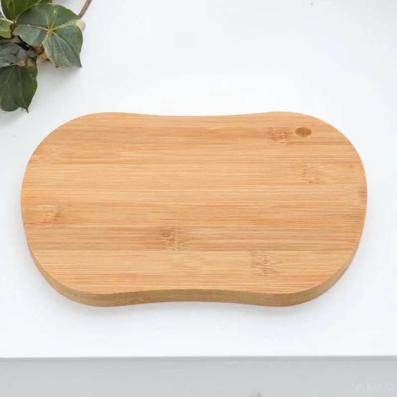 Portable Wood Pizza Bread Serving Tray Cutting Board Hanging Design Steak Charcuterie Board Small Kitchen Food Serving Tray