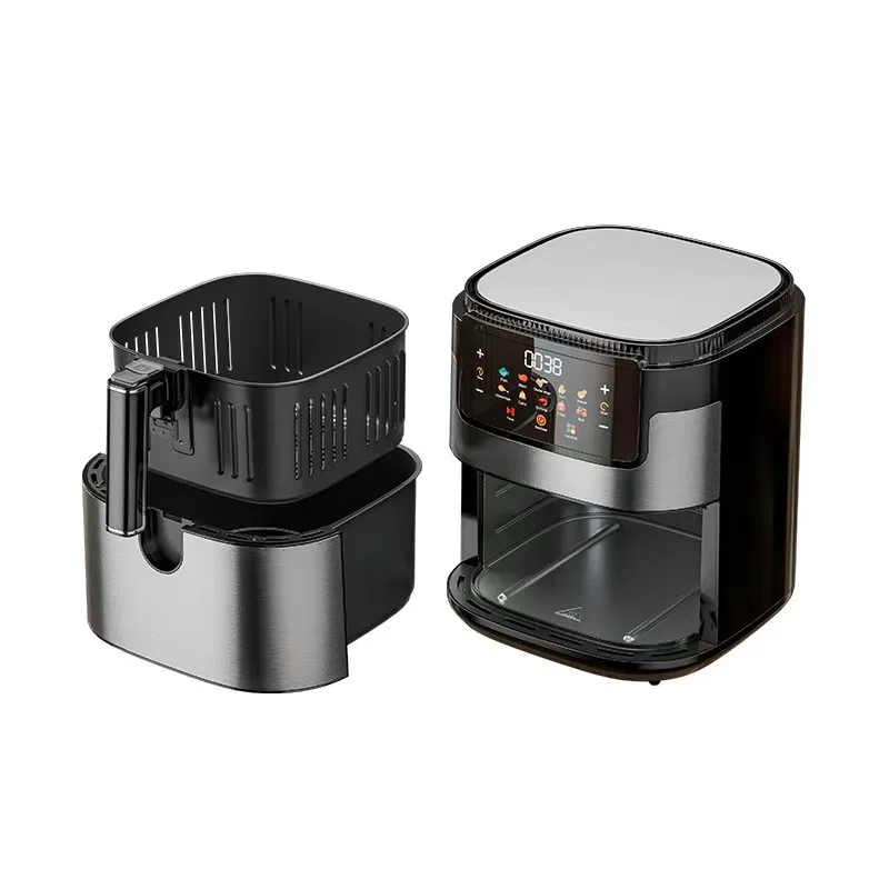 

15L 1400W Modern Smart Electric Air Fryer 1400W Touch Screen Digital Display Stainless Steel Cooker with Non-Stick Coating