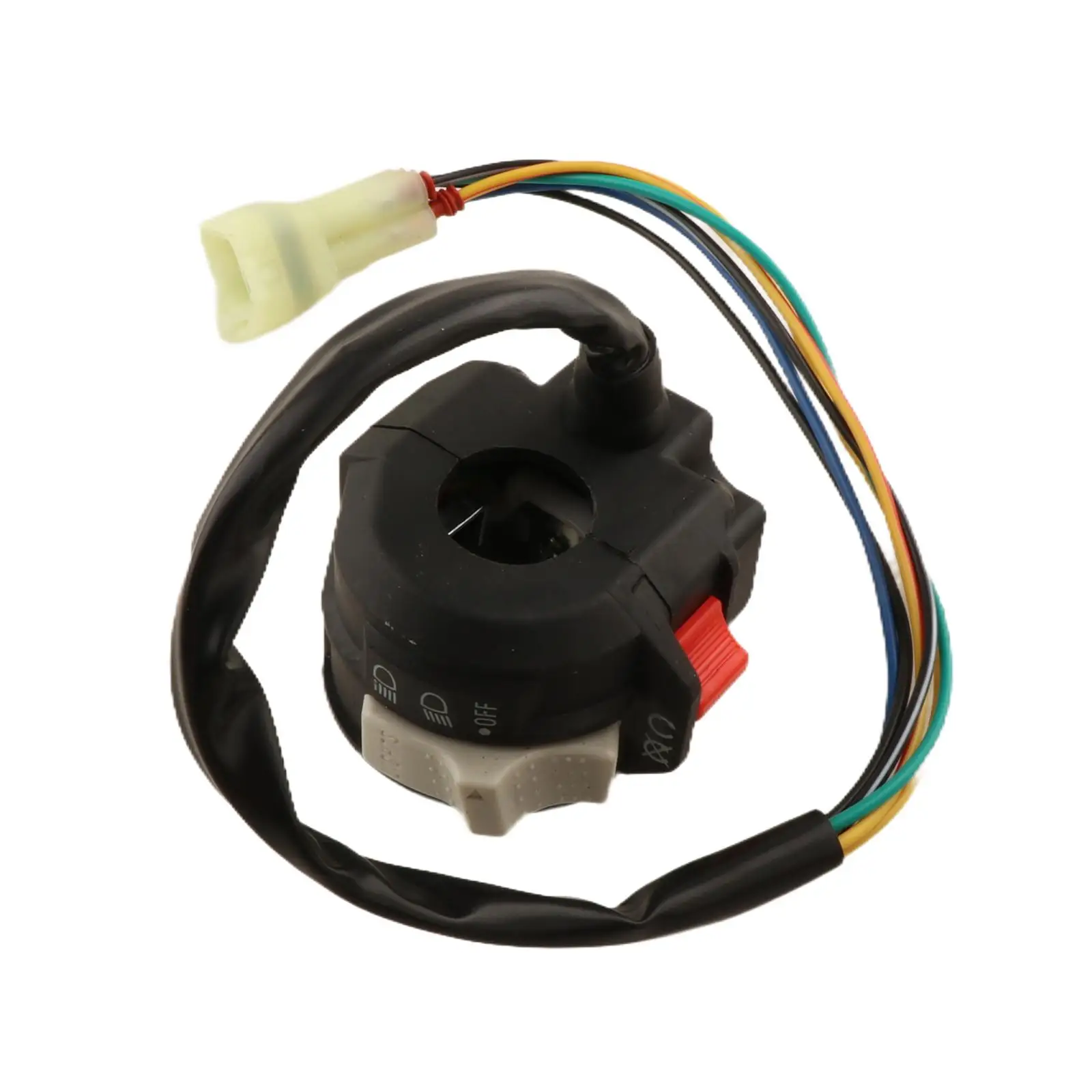 ABS Left Handlebar Switch Black Stop Kill Off Light Control Motorcycle Spare Part for Yamaha ATV YFZ350 Models