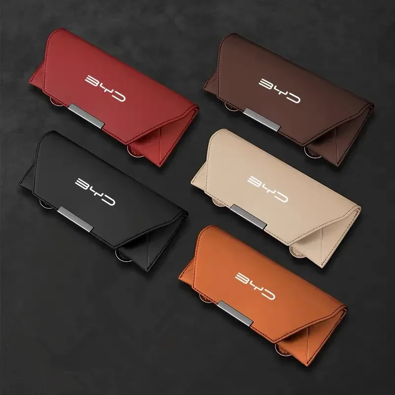 Car Glasses Case For BYD Sealion 6 7 SEAL U Dolphin ATTO 2 3 4 Seagull Shark 6 Song Plus DMI Leopard 5 8 2025 Auto Glasses Frame