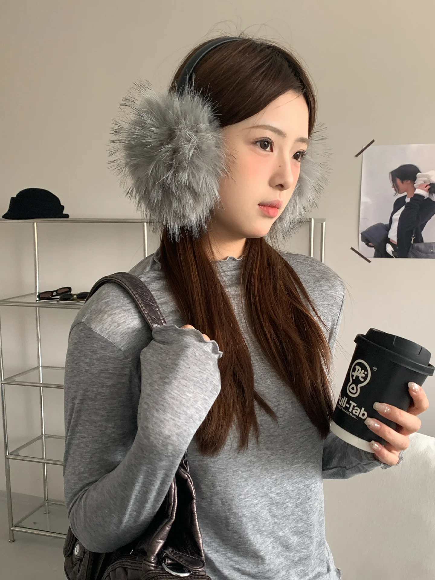 Winter New Thickened Plush Earmuffs For Women Warm Earmuffs To Protect Ears From Cold
