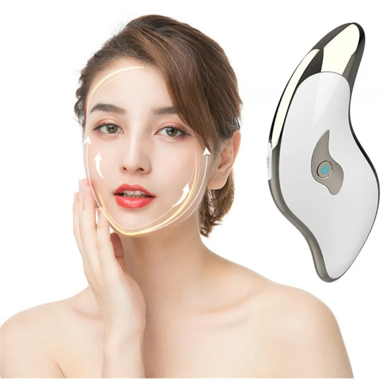 

Gua Sha Board Lifting Scraper Anti Wrinkles Whole Body Caring Anti Aging USB Charging Vibration For Women