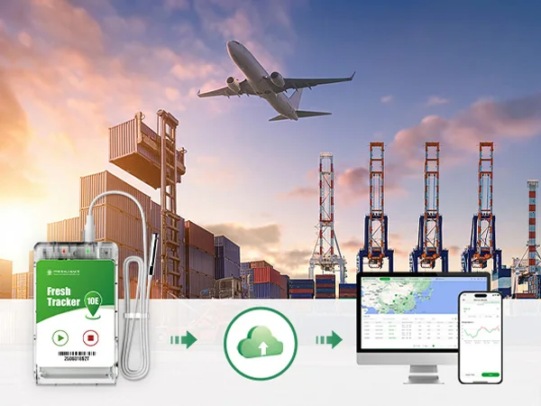 フレリランス 4G GPS 温度ロガー 化学物質輸送用無料アプリ監視