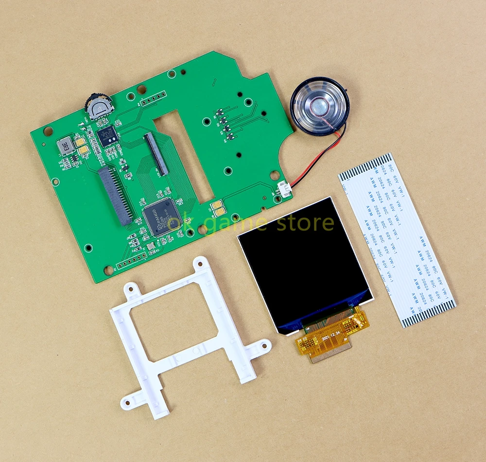 1Set For GB V4.0 2.45 Inch Highlight LCD Screen Kits For GameBoy GB Game Console V4 Backlight High Brightness LCD Screen