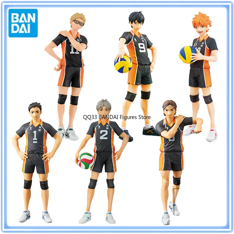 

BANDAI Original DXF Аниме Haikyuu!! Hinata Shoyo Asahi Azumane Sugawara Koushi Daichi Sawamura Фигурка Настольные украшения