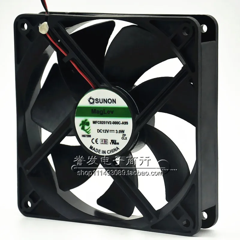 NEW ORIGINAL MFC0251V2-000C-A99 12V 3.0W 12025 120x120x25mm COOLING FAN RADIATOR