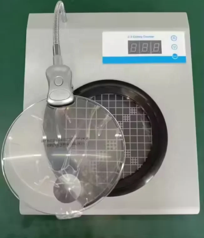 Semi-automatic Microbial Colony Analysis Lab Digital Manual Automatic Bacterial Colony Counter for Laboratory