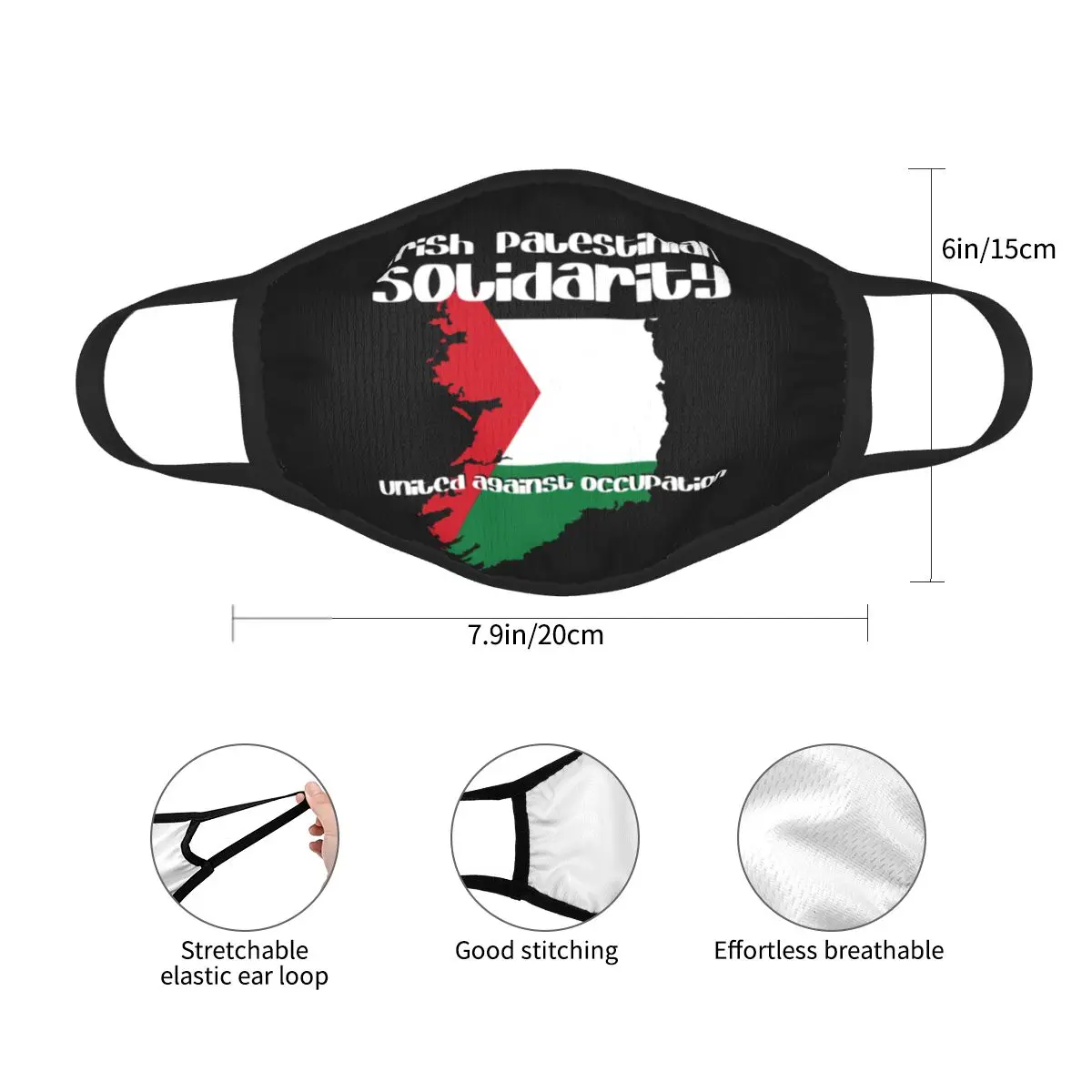 Mascarilla facial no desechable para la boca, máscara de protección antihumo, con respirador, para la boca, para la Defensa de Israel