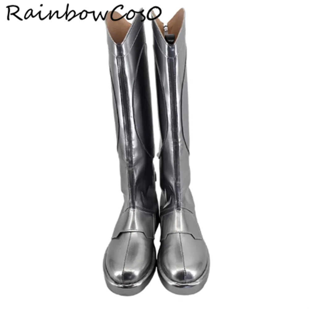 ริฮิโตะ บาช พลันเดอร์ร์คอสเพลย์รองเท้ารองเท้าเกมอะนิเมะปาร์ตี้ฮาโลวีนเรนโบว์คอส 0 W5110