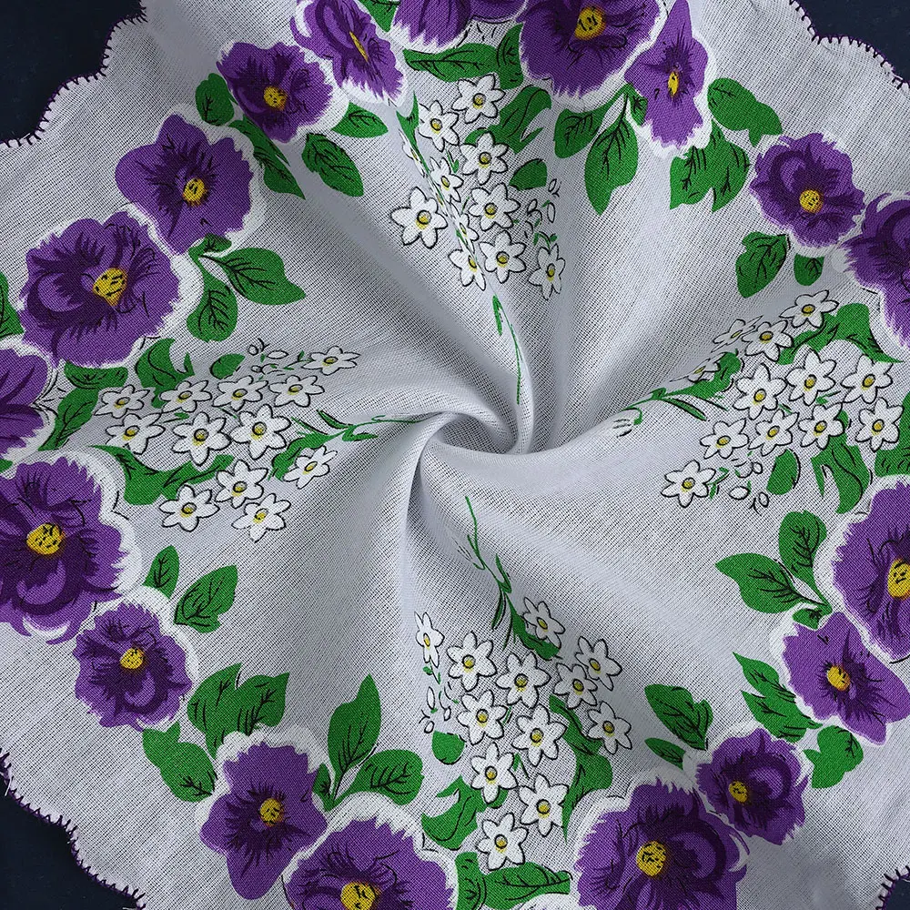 12 confezioni di fazzoletti stampati in puro cotone da donna, fazzoletti in puro cotone, souvenir per la sposa, sciarpa per pantaloni con tasca con patta