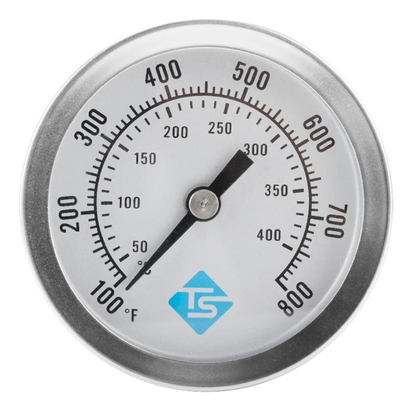 

dwan Round Temperature Meter Stainless 50-400℃/100-800℉ Oven Thermometers for BBQ