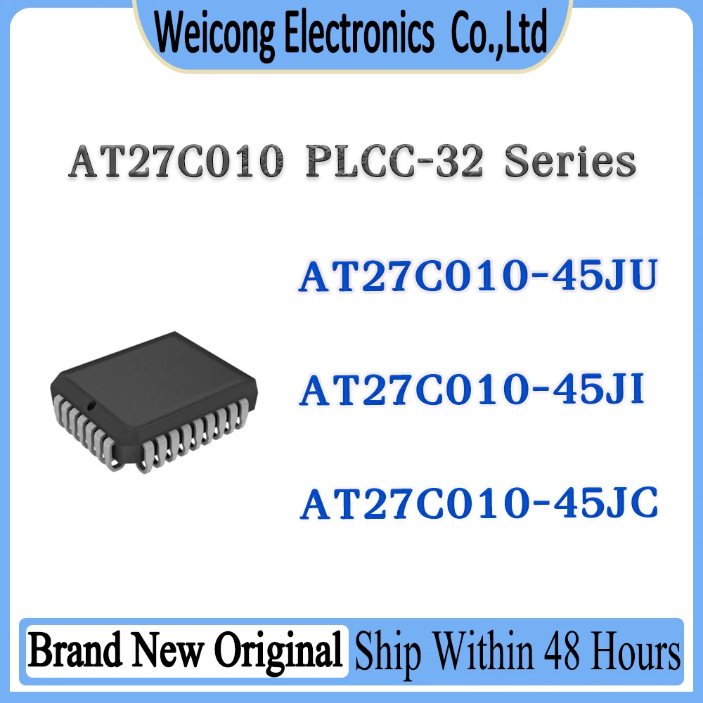 Chip IC PLCC-32, AT27C010-45JU, AT27C010-45JI, AT27C010-45JC, AT27C010-45JC, AT27C010-45JI, AT27C010-45JC, AT27C010-45JC, AT27C010-45JC, AT27C0