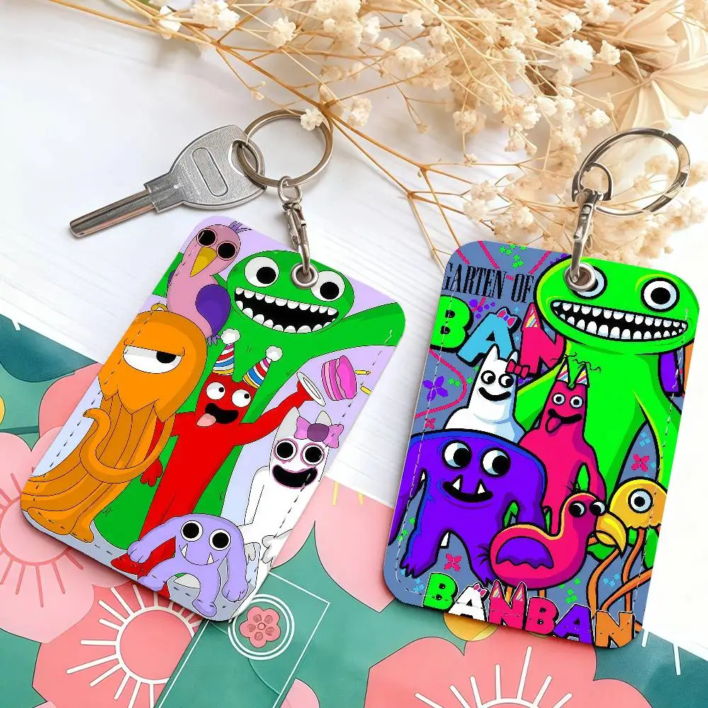 Game G-Garten of B-Banban Card Holder Suitable For Student Bus Subway Bank Gym  and Keychain Loss Prevention