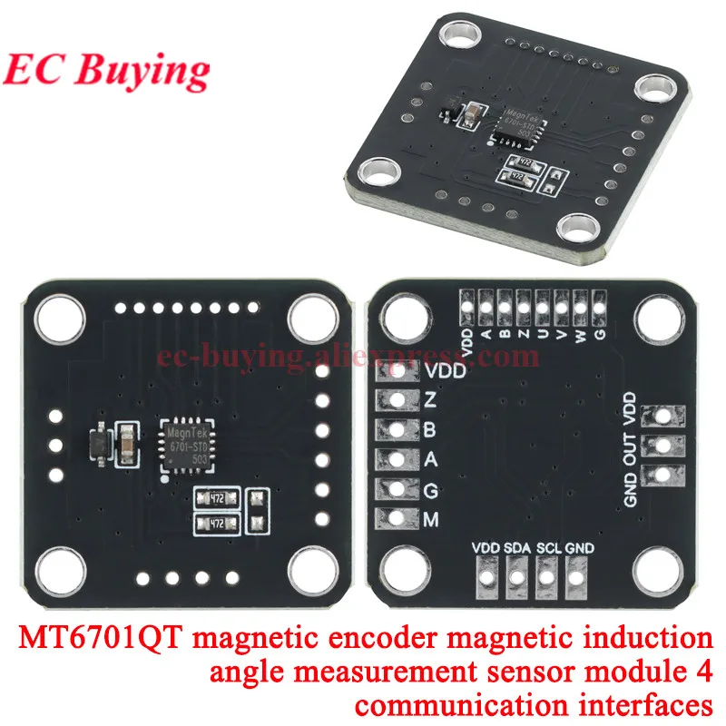 5 Stück/1 Stück AS5600 Magnetisches Encoder-Modul TLE5012 MT6701 MT6816 MT6826S AK09911C 3144E Hall-Sensor Induktionssteuerung Türschalter – Detail 27