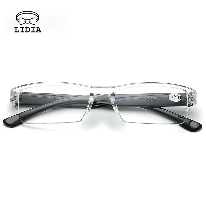 Lunettes de lecture carrées portables pour hommes et femmes, lunettes presbytes, ultra légères, résistantes, + 1, + 1.5, + 2, + 2.5, + 3, + 3.5, + 4