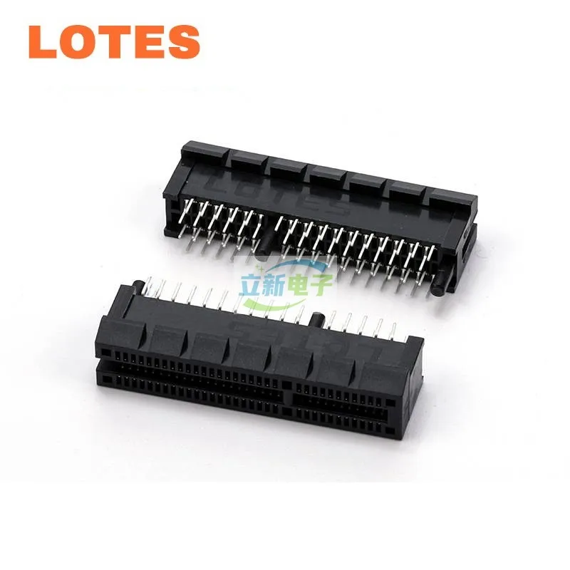 

LOTES AAA-PCI-161 Motherboard PCIE 64PIN Graphics Card Slot 4X Side Opening Straight In-Line