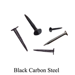 13mm 16mm 19mm 22mm 25mm Length Black Carbon Steel Repair Mend Leather Shoe Flat Brad Nail