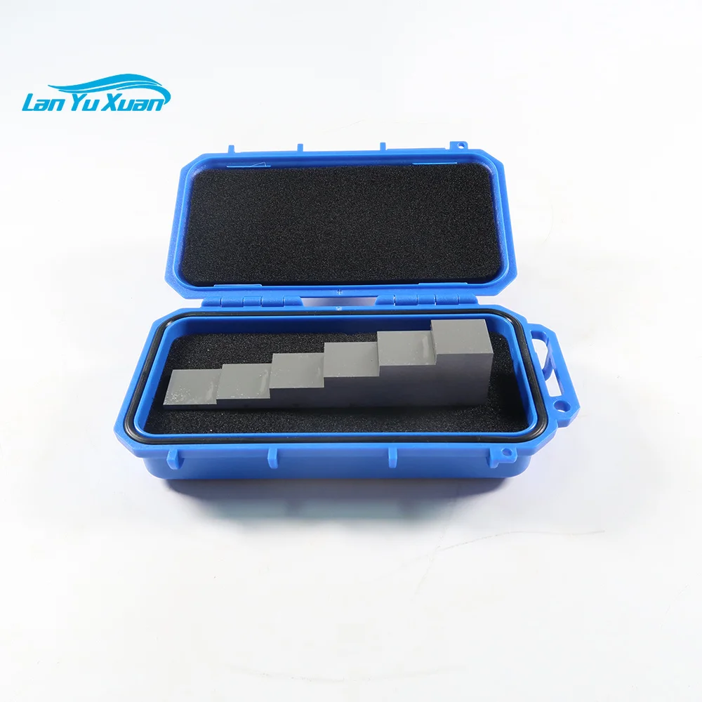 6 step 2.5-5-10-15-20-25mm Calibration Carbon Steel block  for ultrasonic thickness tester