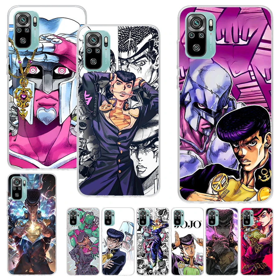 JoJo Adventure Higashikata Josuke Мягкий чехол для Xiaomi Redmi Note 10 9 9S 8 Pro 7 9T 5 Чехол для телефона Mi 11T 12T 10T 12 11 Lite 6X