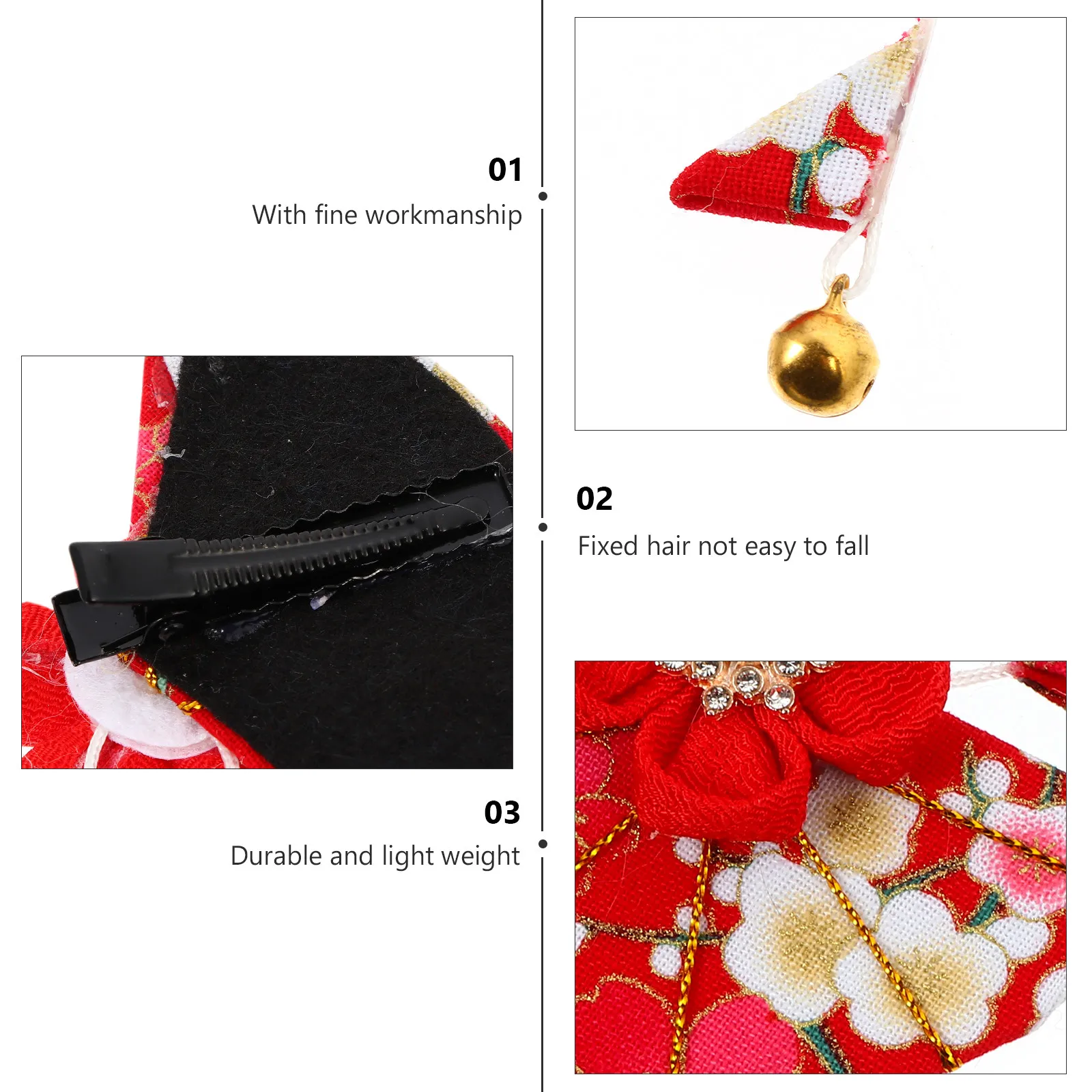 

1Pcs Tassel Japanese Style Hair Clip Lightweight Kimono Headdress Women Floral Hair Accessory Tassel