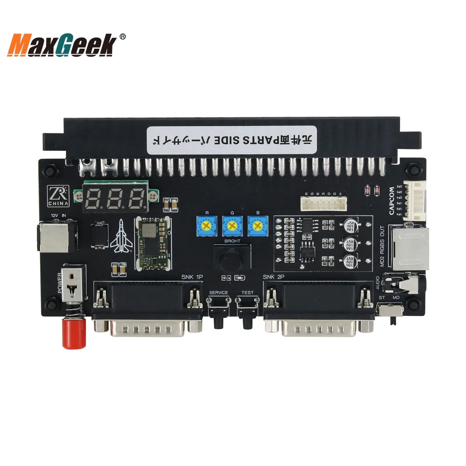 Maxgeek Connector Motherboard For SNK Supergun 1.0 Version Cbox Jamma Retro Arcade Game Option Shell