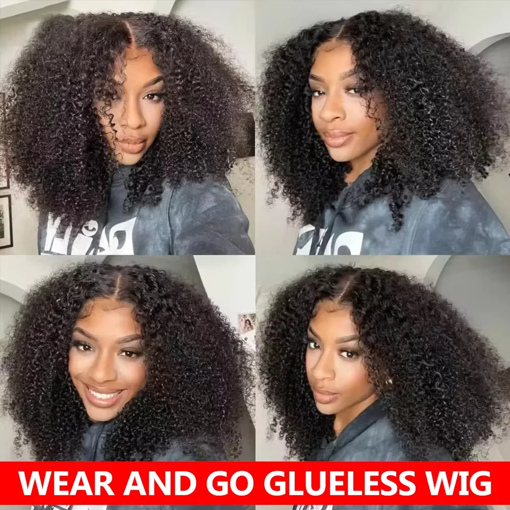 Kinky Curly Glueless Wig 4