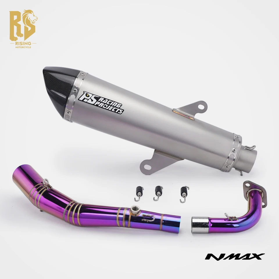 Stainless Steel Slip-On Exhaust for YAMAHA NMAX 2021-2024
