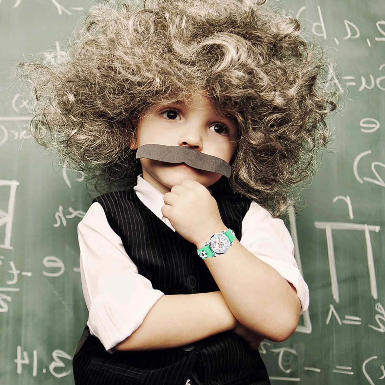 

Children Silicone Watch Cartoon Design Wear-Resistant Adjustable Student Wrist Watch Kids Accessory Clear Dial Practical Durable