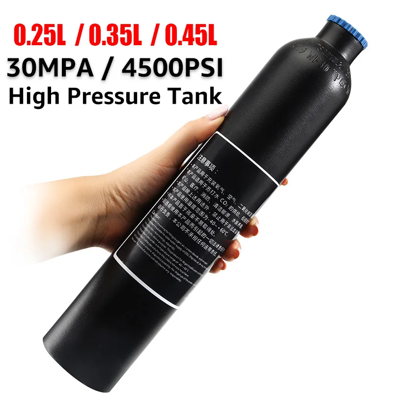 

Air Tank Aluminum Air Tank All-In Explosion-Proof 4500Psi PCP Cylinder For Diving Outdoor Rock Climbing Aquarium Oxygen Supply