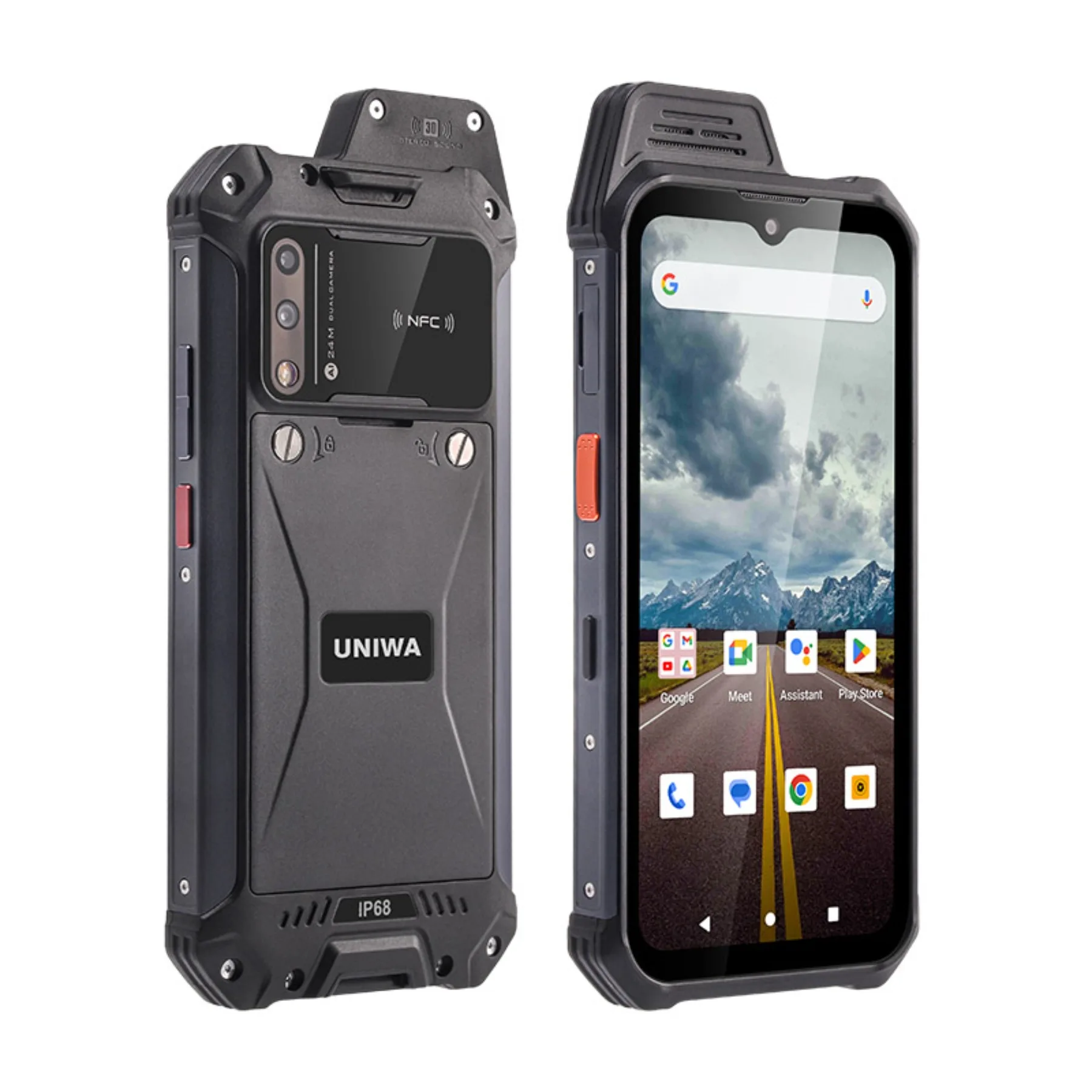 UNIWA W999 ATEX teléfonos inteligentes a prueba de explosiones resistentes IP68 6,39 "FHD Andriod13 8GB + 128GB 5000mAh Walkie Talkie PTT NFC teléfono móvil