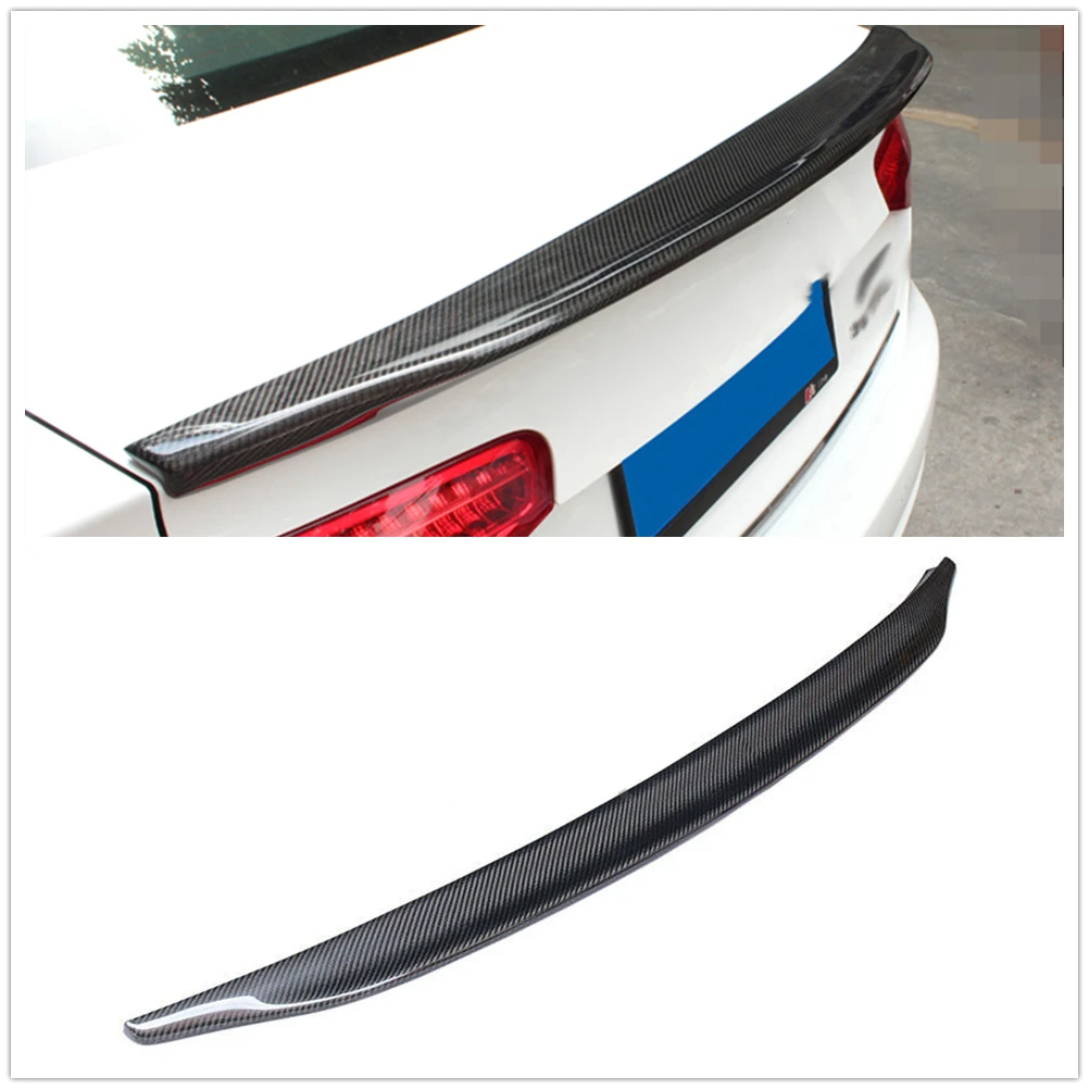 

Rear Spoiler Wing For Audi A3 S3 RS3 8V Limousine Sedan 2014-2020 4 Door Carbon Fiber Trunk Lid Decklid Tailgate Splitter Lip