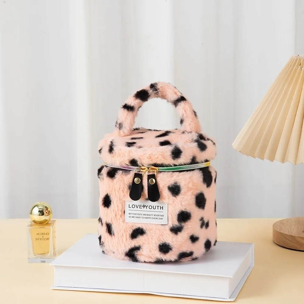 Large Capacity Cosmetic Bag High-End Feel Leopard Pattern Makeup Bag Leopard Print New Design Travel Storage Bag Makeup Storage