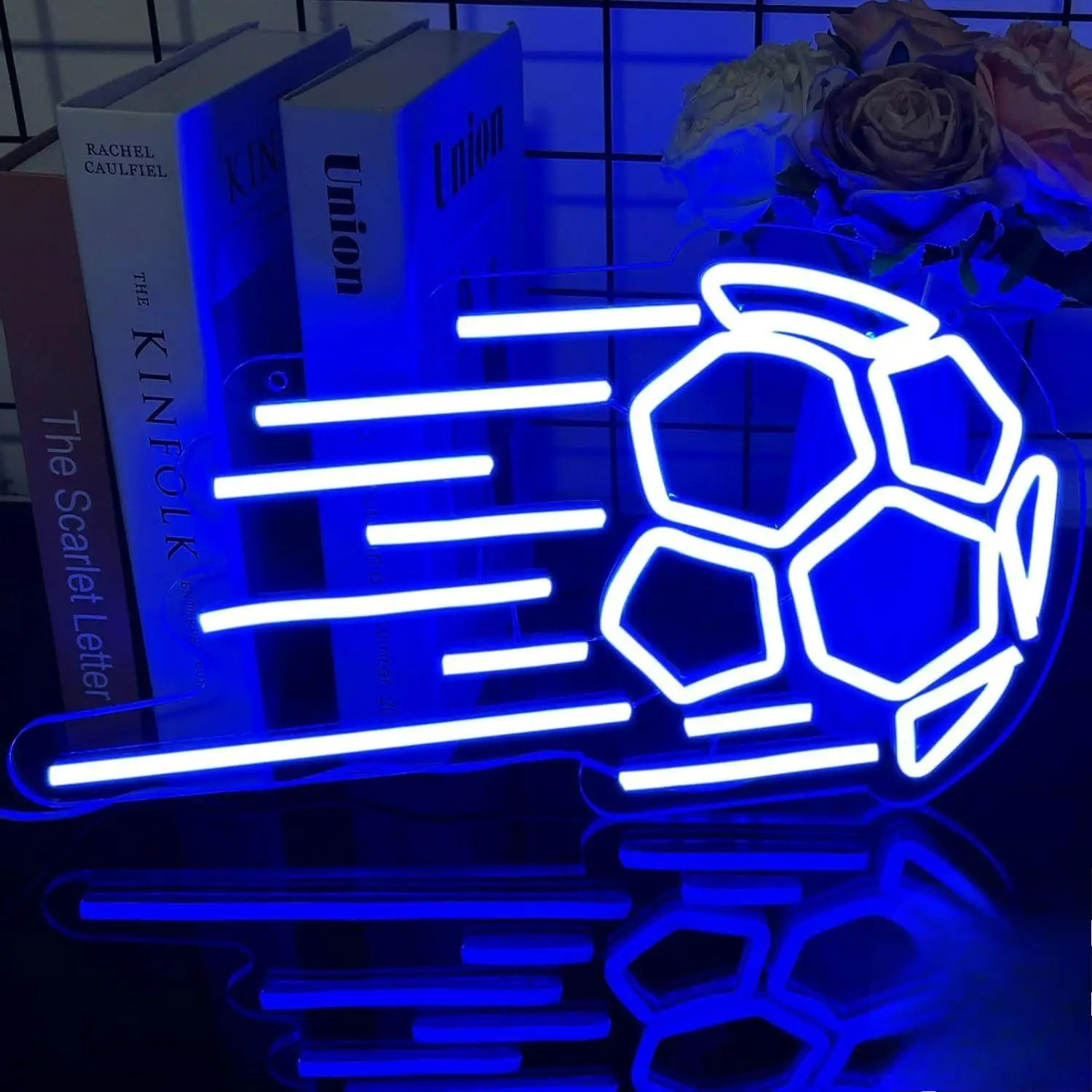 

Неоновая вывеска «Футбол» с USB-подсветкой, регулируемая LED-лампа для спальни, мужской комнаты, игровой комнаты, общежития, клуба, декора, подарков на день рождения