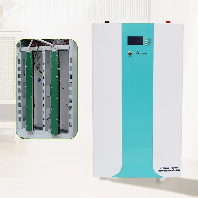 Solar Battery Pack 5KWH 10KWH Lithium Ion Cell 48v 51.2v 100ah 200ah Wall Rack Mounted LiFePO4 Battery for Home Solar System