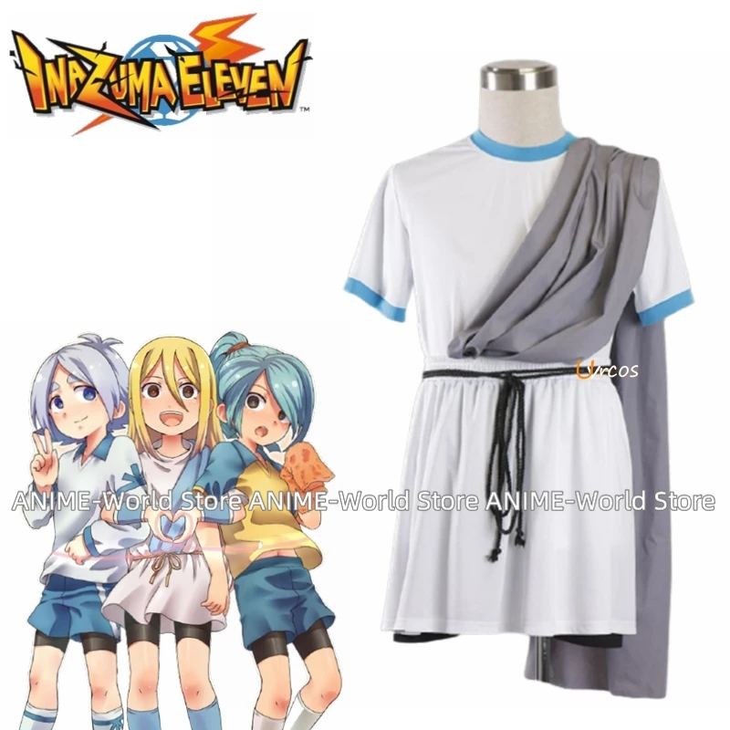 

《Custom size》 Inazuma Eleven Anime Zeus Junior High School Costume Jersey Halloween Cosplay Tailor Made Customize