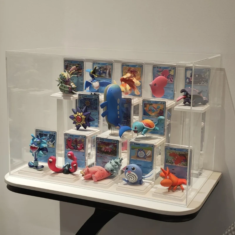 ポケモンtcg-ドリームペインター-vol-2-水生エコシステム-フィギュア-ブラインドボックスセット-モデル玩具-トレーディングカード付き-アニメホビーディスプレイギフト