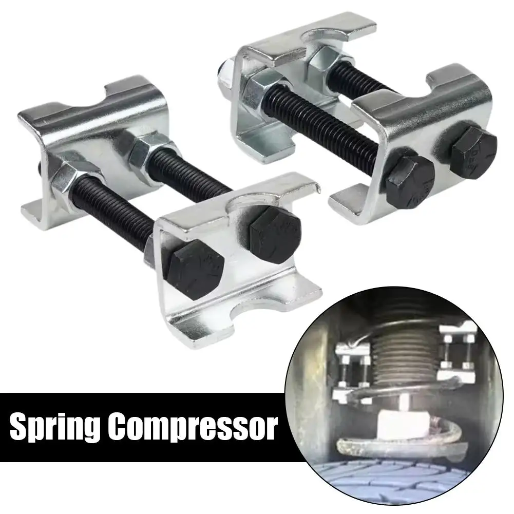2pcs Car Suspension Spring Compressor Adjustable Shock Absorber Spring Compressor Tool Car Repair Disassembly Tool