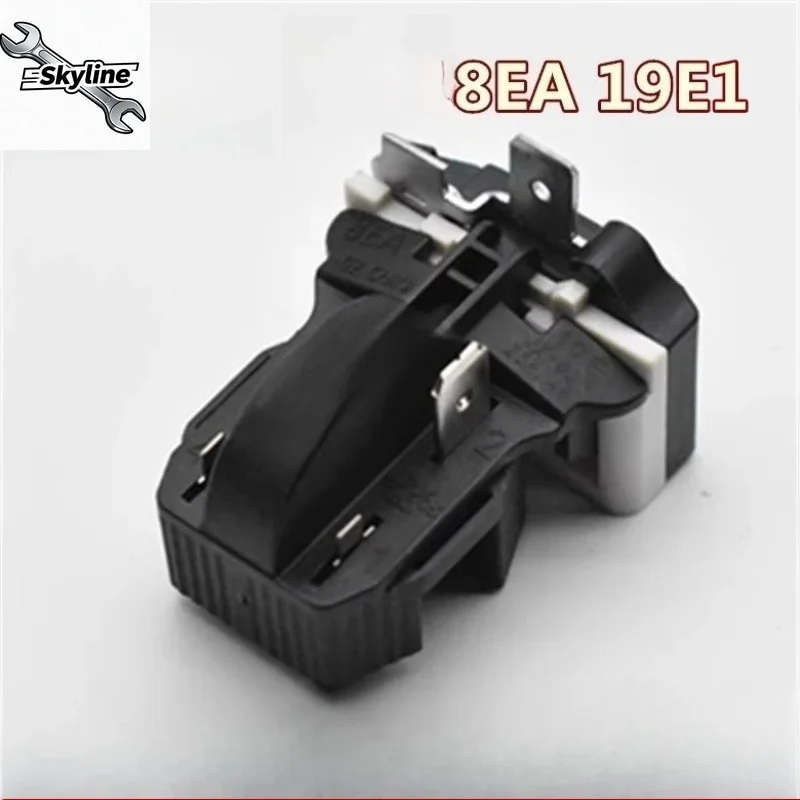 1pcs Applicable To KLIXON Refrigerator PTC Starter 8EA02-19E1/C1 Overload Thermal Protection Relay Assembly
