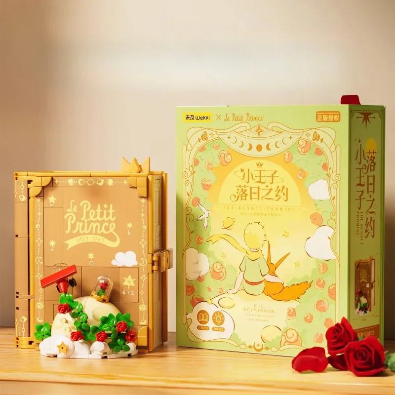 

New Little Prince Fairy Tale Building Blocks 3D Books Assembly Toys Collection Ornaments Architecture Children's Birthday Gifts