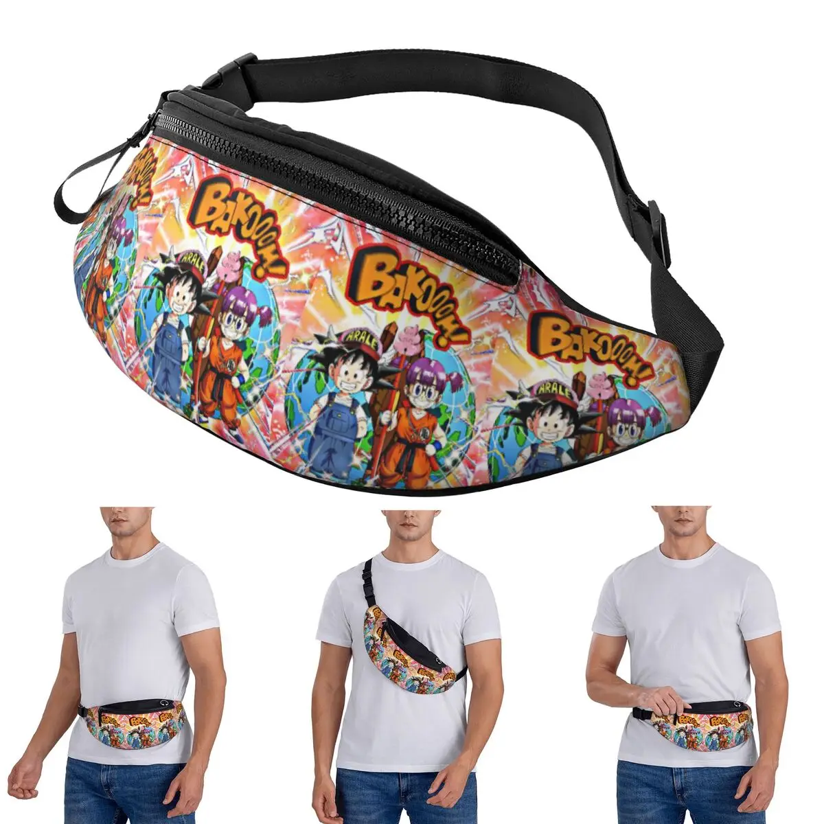 

Crossbody Waist Bag Arale Dr.Slump Anime Men Women Fanny Pack Travel Running Money Phone Pouch