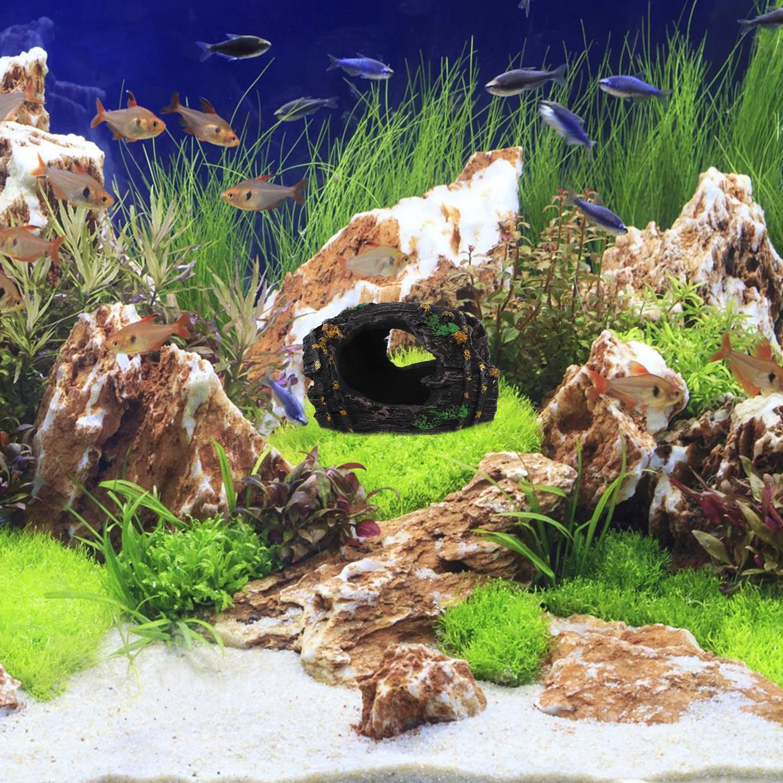 

Aquarium Cave Fish Tank Wine Bucket Decor Shrimp Breeding House Safe Durable Resin Material Underwater Craft Aquarium Decor