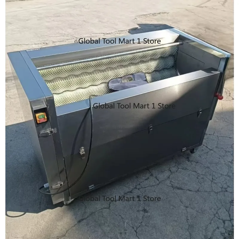 

Brush and Roller Automatic Fruit and Vegetable Washing Machine Potato Cassava Carrot Ginger Potato Washing Machine