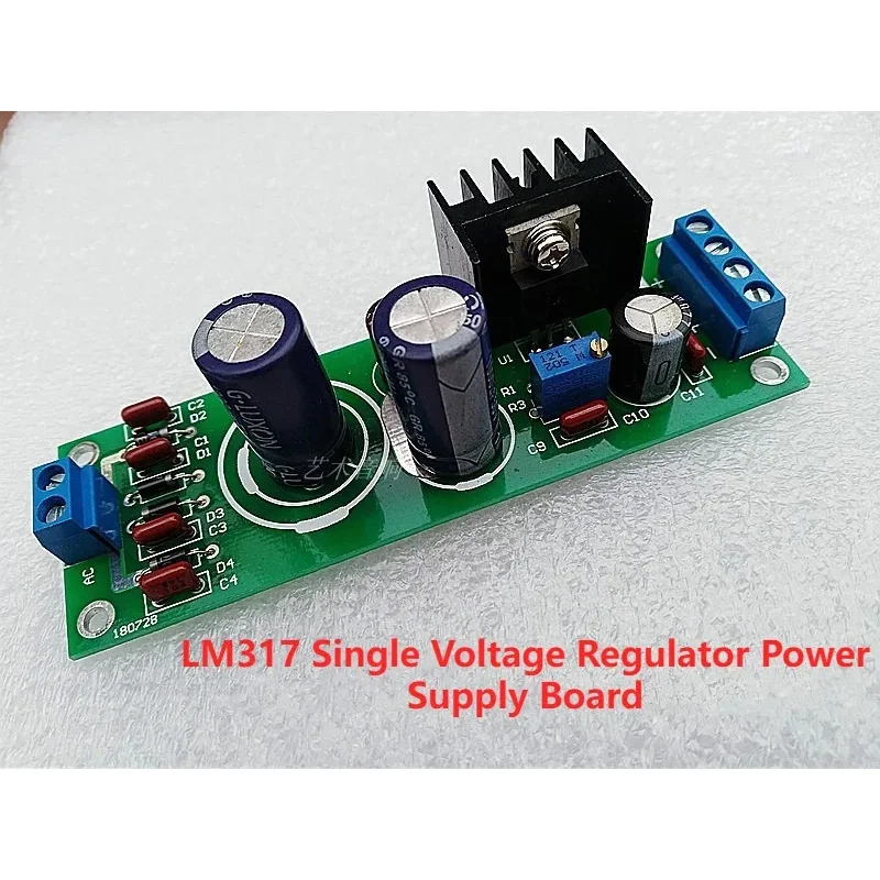 LM317 Single Adjustable Power Supply Finished Board Front Stage  1.5A Op Amp