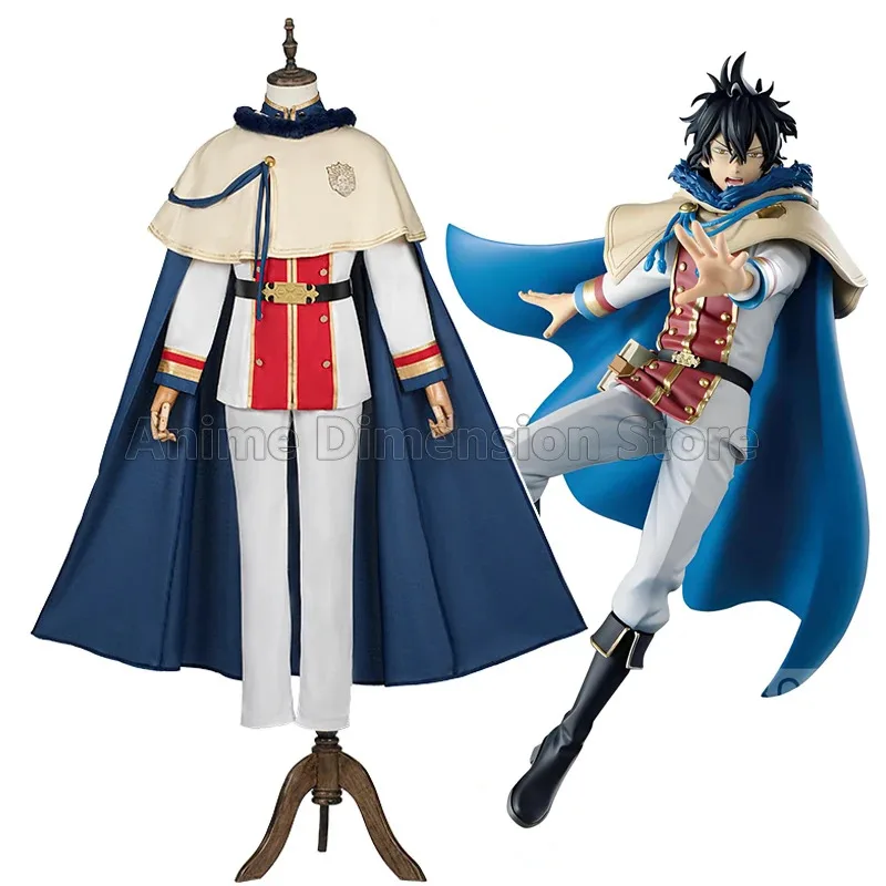 

Yuno Grinbellor Cosplay Costumes Anime Black Clover Role Play Uniform Carnival Party Dressing For Men And Women