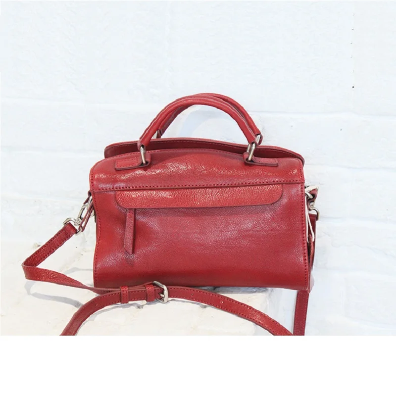 

Women's Genuine Leather Handbags Practical High Quality 2025 New Luxury Vegetable Tanned Leather Tote Crossbody Bag for Women